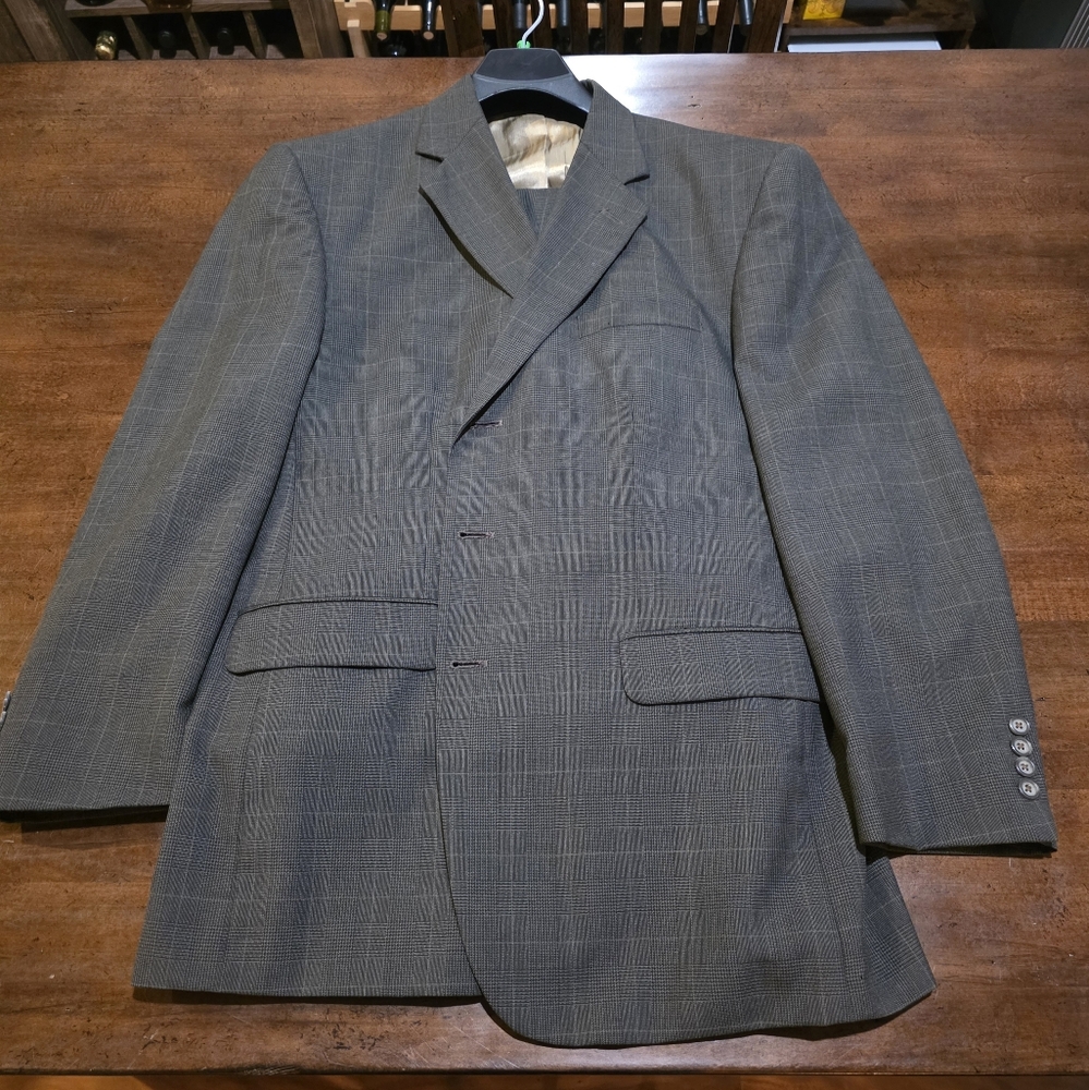 Men's Stafford Classic Charcoal Suit 44R 38/30 Pants